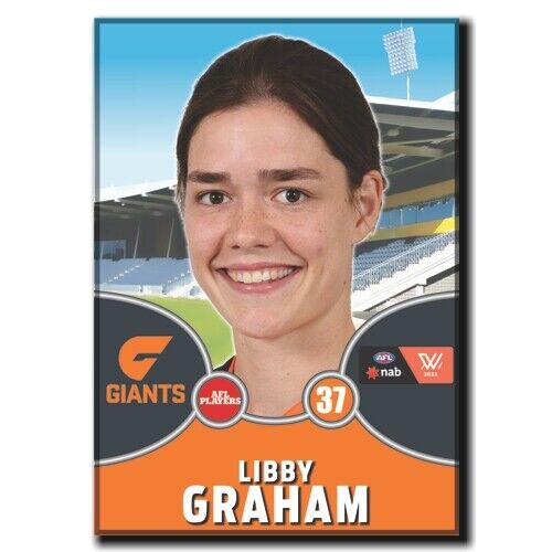 2021 AFLW GWS Player Magnet - GRAHAM, Libby
