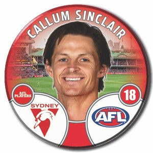 2022 AFL Sydney Swans - SINCLAIR, Callum