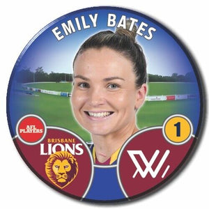 2022 AFLW Brisbane Player Badge - BATES, Emily