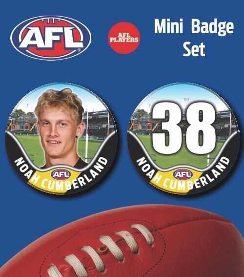 2021 AFL Richmond Mini Player Badge Set - CUMBERLAND, Noah