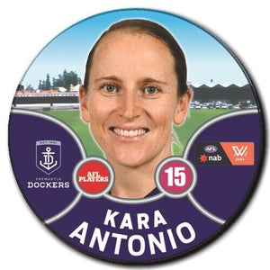 2021 AFLW Fremantle Player Badge - ANTONIO, Kara
