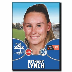 2021 AFLW North Melbourne Player Magnet - LYNCH, Bethany