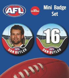 2021 AFL St Kilda Mini Player Badge Set - BUTLER, Dan
