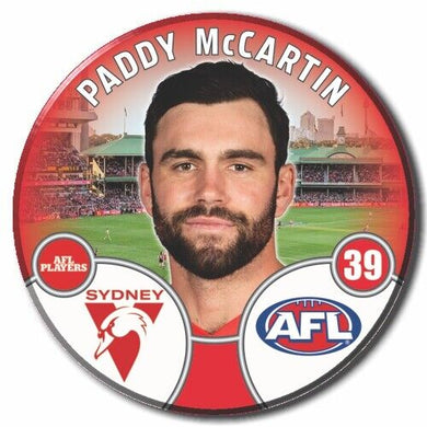 2022 AFL Sydney Swans - McCARTIN, Paddy