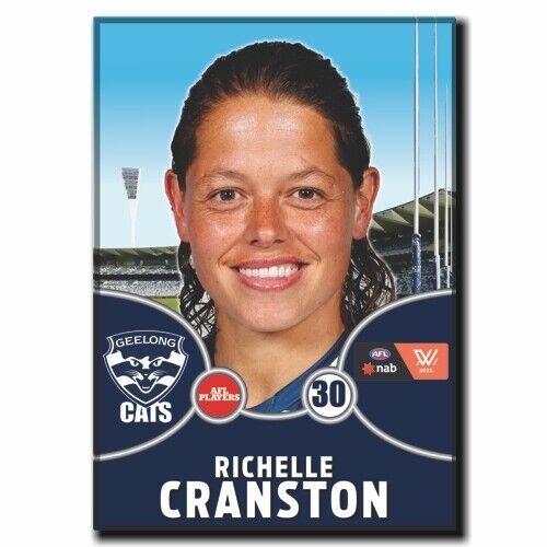 2021 AFLW Geelong Player Magnet - CRANSTON, Richelle
