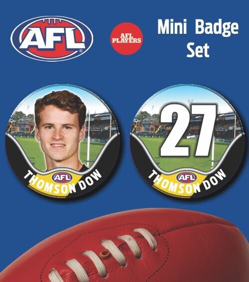 2021 AFL Richmond Mini Player Badge Set - DOW, Thomson