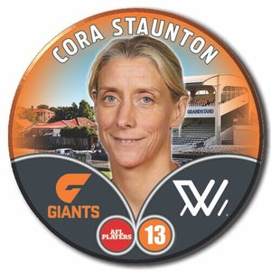 2023 AFLW S7 GWS Giants Player Badge - STAUNTON, Cora
