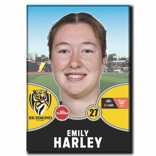 2021 AFLW Richmond Player Magnet - HARLEY, Emily