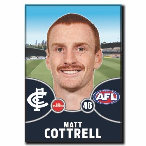 2021 AFL Carlton Player Magnet - COTTRELL, Matt