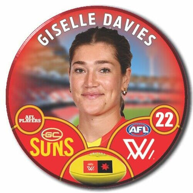 AFLW S8 Gold Coast Suns Football Club - DAVIES, Giselle