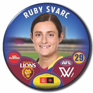 AFLW S8 Brisbane Lions Football Club - SVARC, Ruby