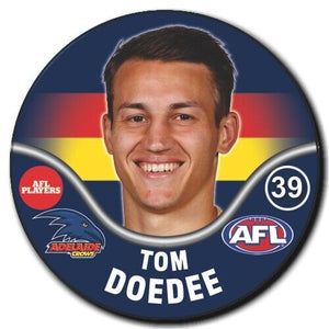 2019 AFL Adelaide Crows Player Badge - DOEDEE, Tom