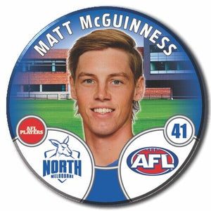 2022 AFL North Melbourne - McGUINNESS, Matt