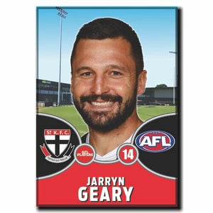 2021 AFL St Kilda Player Magnet - GEARY, Jarryn
