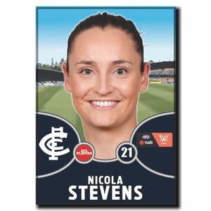2021 AFLW Carlton Player Magnet - STEVENS, Nicola