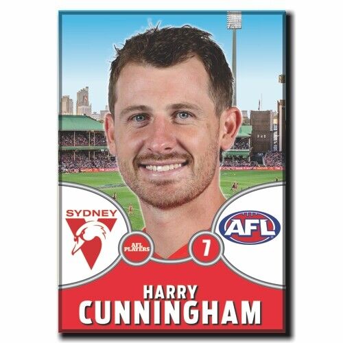 2021 AFL Sydney Swans Player Magnet - CUNNINGHAM, Harry