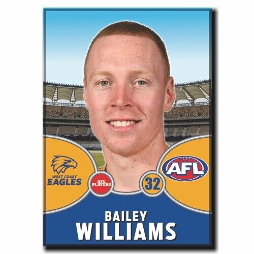 2021 AFL West Coast Eagles Player Magnet - WILLIAMS, Bailey