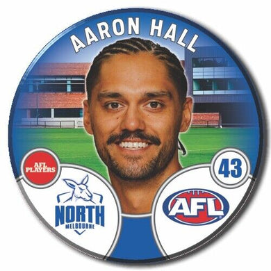 2022 AFL North Melbourne - HALL, Aaron