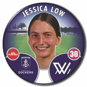 2022 AFLW Fremantle Player Badge - LOW, Jessica