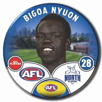 2024 AFL North Melbourne Football Club - NYUON, Bigoa