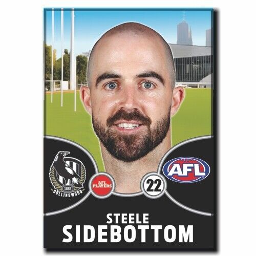 2021 AFL Collingwood Player Magnet -SIDEBOTTOM, Steele
