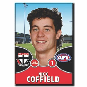 2021 AFL St Kilda Player Magnet - COFFIELD, Nick