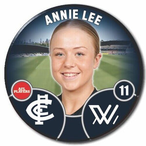 2022 AFLW Carlton Player Badge - LEE, Annie
