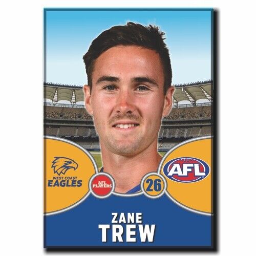 2021 AFL West Coast Eagles Player Magnet - TREW, Zane
