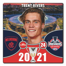 2021 AFL PREMIERS CERAMIC COASTER - RIVERS, Trent