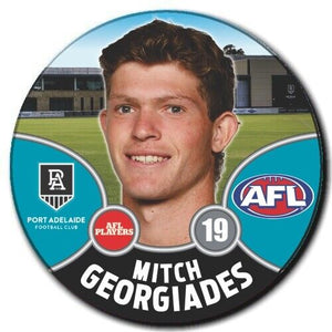 2021 AFL Port Adelaide Player Badge - GEORGIADES, Mitch
