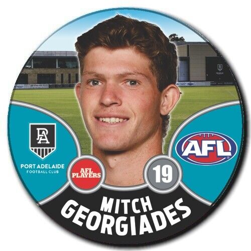 2021 AFL Port Adelaide Player Badge - GEORGIADES, Mitch