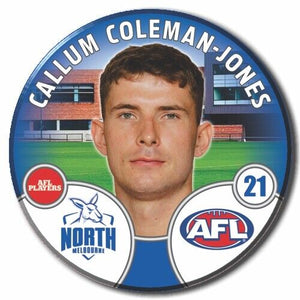 2022 AFL North Melbourne - COLEMAN-JONES, Callum