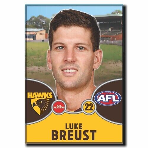2021 AFL Hawthorn Player Magnet - BREUST, Luke