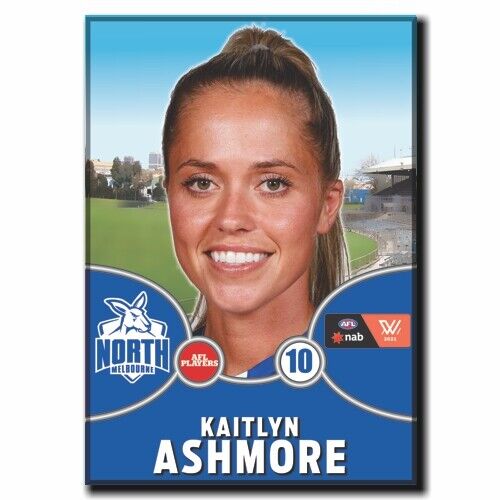 2021 AFLW North Melbourne Player Magnet - ASHMORE, Kaitlyn