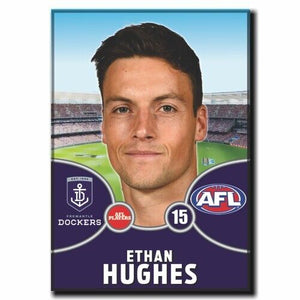 2021 AFL Fremantle Dockers Player Magnet - HUGHES, Ethan