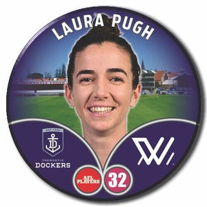 2023 AFLW S7 Fremantle Player Badge - PUGH, Laura