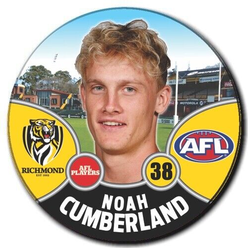 2021 AFL Richmond Player Badge - CUMBERLAND, Noah