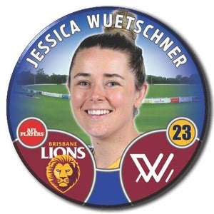 2022 AFLW Brisbane Player Badge - WUETSCHNER, Jessica