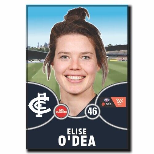 2021 AFLW Carlton Player Magnet - O'DEA, Elise