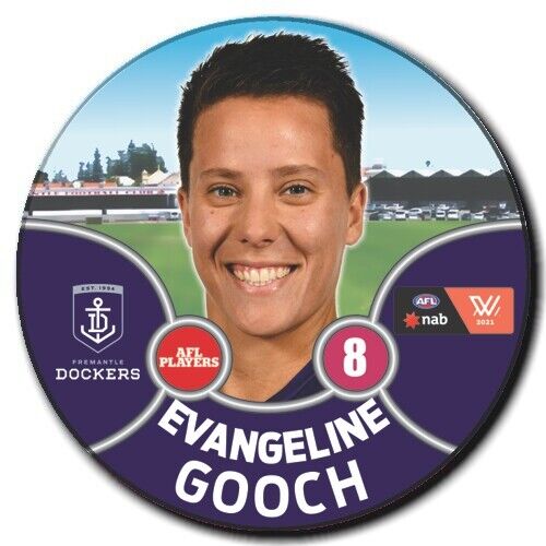 2021 AFLW Fremantle Player Badge - GOOCH, Evangeline