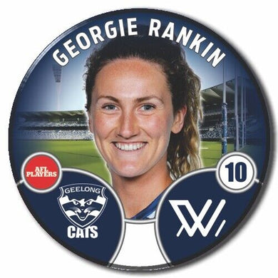 2022 AFLW Geelong Player Badge - RANKIN, Georgie
