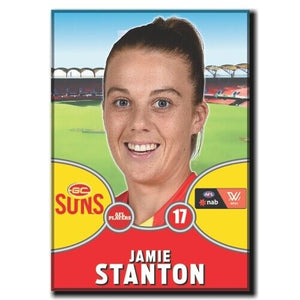 2021 AFLW Gold Coast Suns Player Magnet - STANTON, Jamie