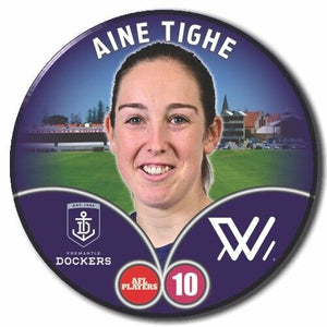 2023 AFLW S7 Fremantle Player Badge - TIGHE, Aine