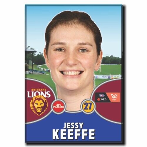 2021 AFLW Brisbane Player Magnet - KEEFFE, Jessy