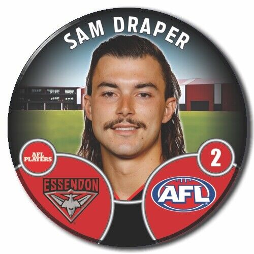 2022 AFL Essendon - DRAPER, Sam
