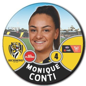 2021 AFLW Richmond Player Badge - CONTI, Monique