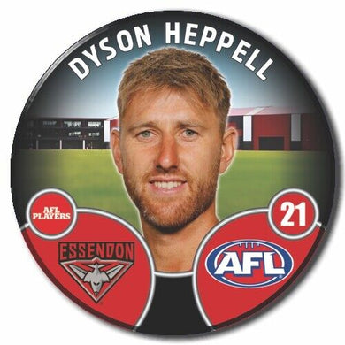 2022 AFL Essendon - HEPPELL, Dyson
