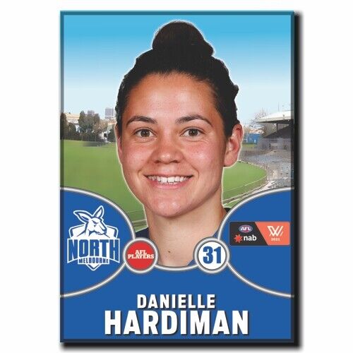 2021 AFLW North Melbourne Player Magnet - HARDIMAN, Danielle