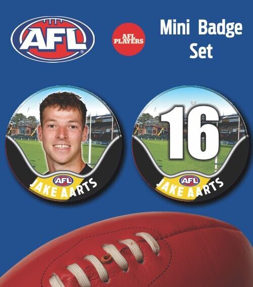 2021 AFL Richmond Mini Player Badge Set - AARTS, Jake