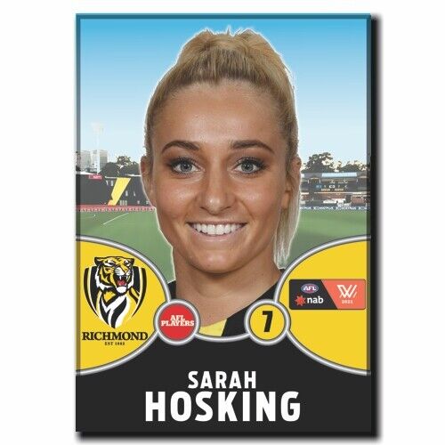 2021 AFLW Richmond Player Magnet - HOSKING, Sarah